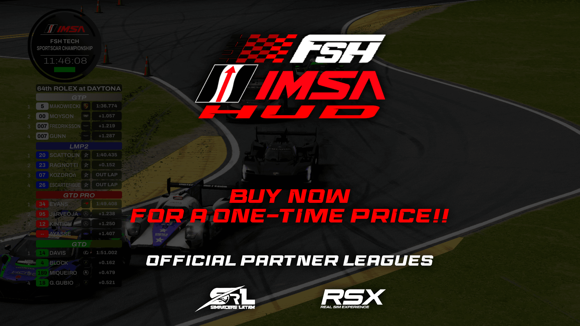FSH IMSA HUD Broadcast
