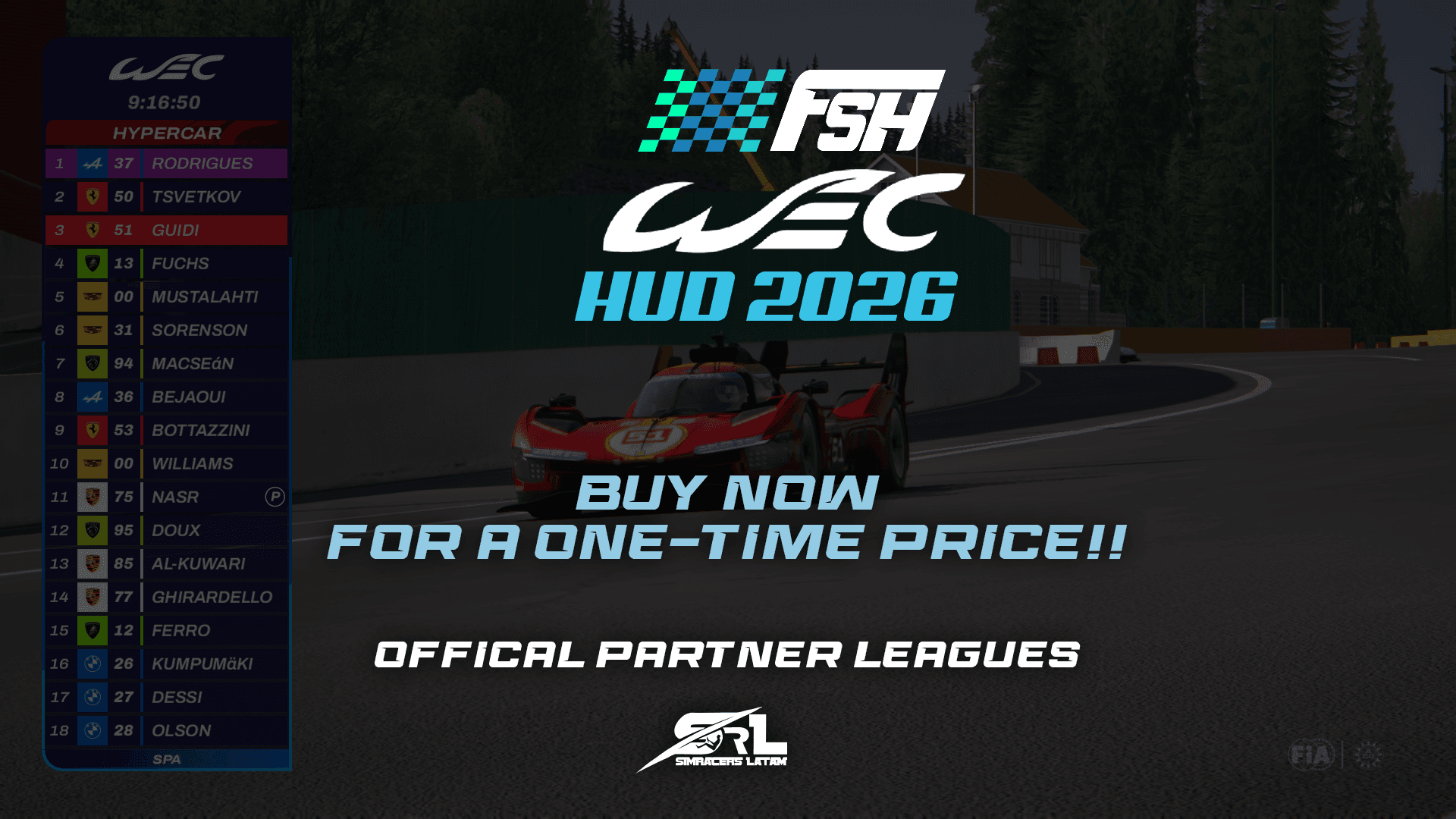 FSH WEC HUD 2026