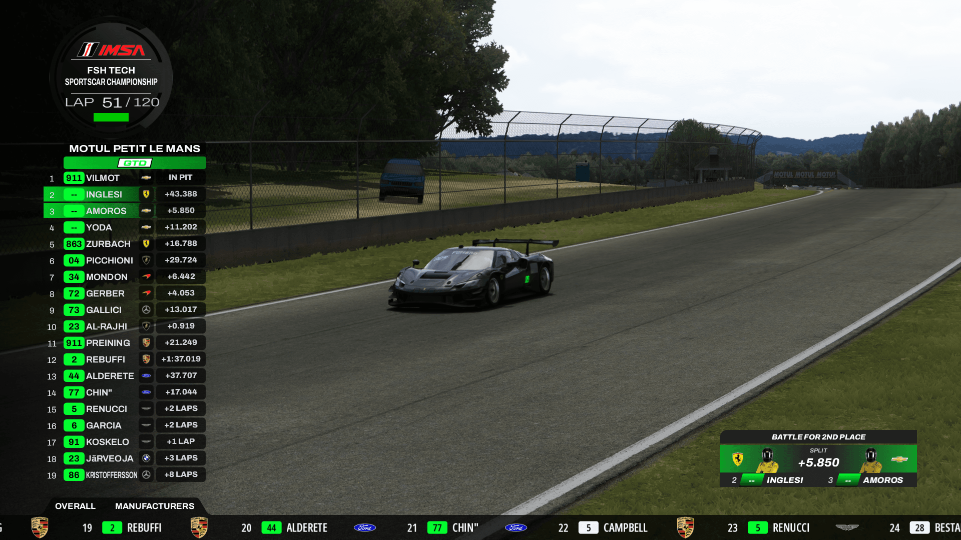 FSH IMSA HUD Broadcast - view 5